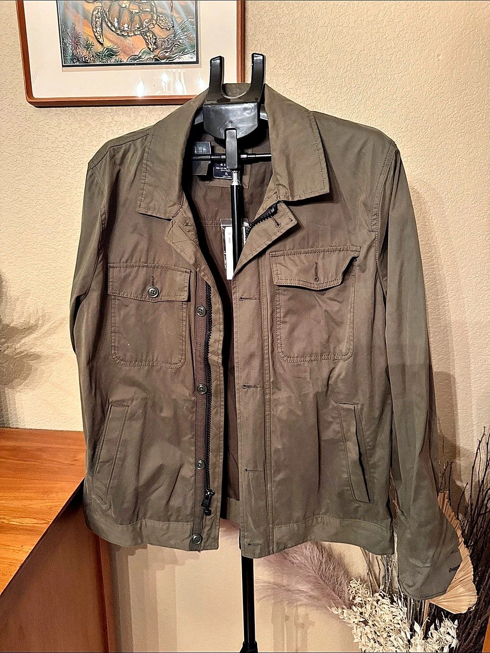 Abercrombie & Fitch Men's Field Jacket in Brown Size XL Like New